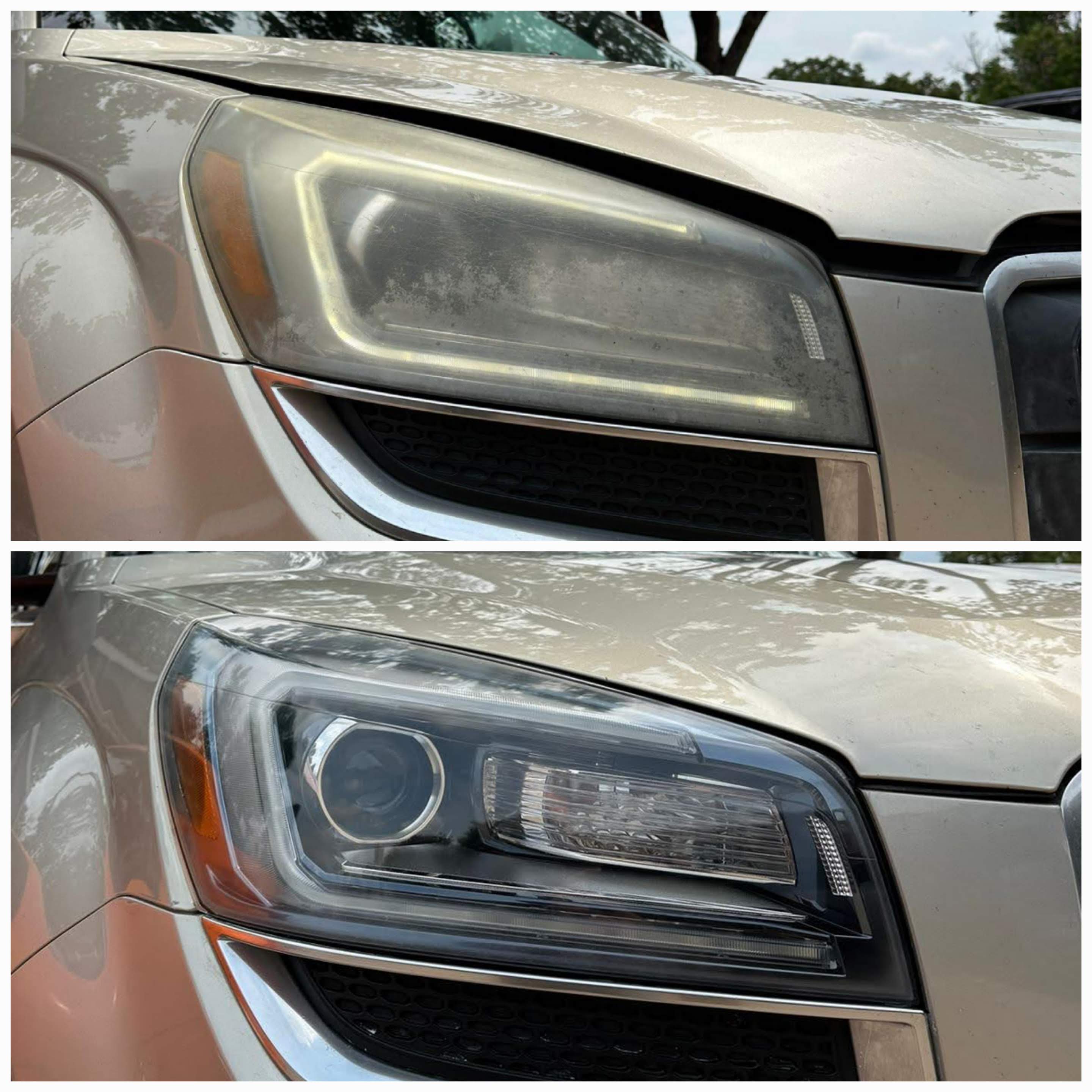 Foggy vs Clear Headlights
